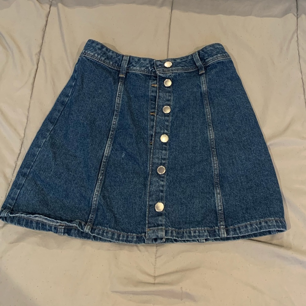 DIVIDED Denim Jean Skirt